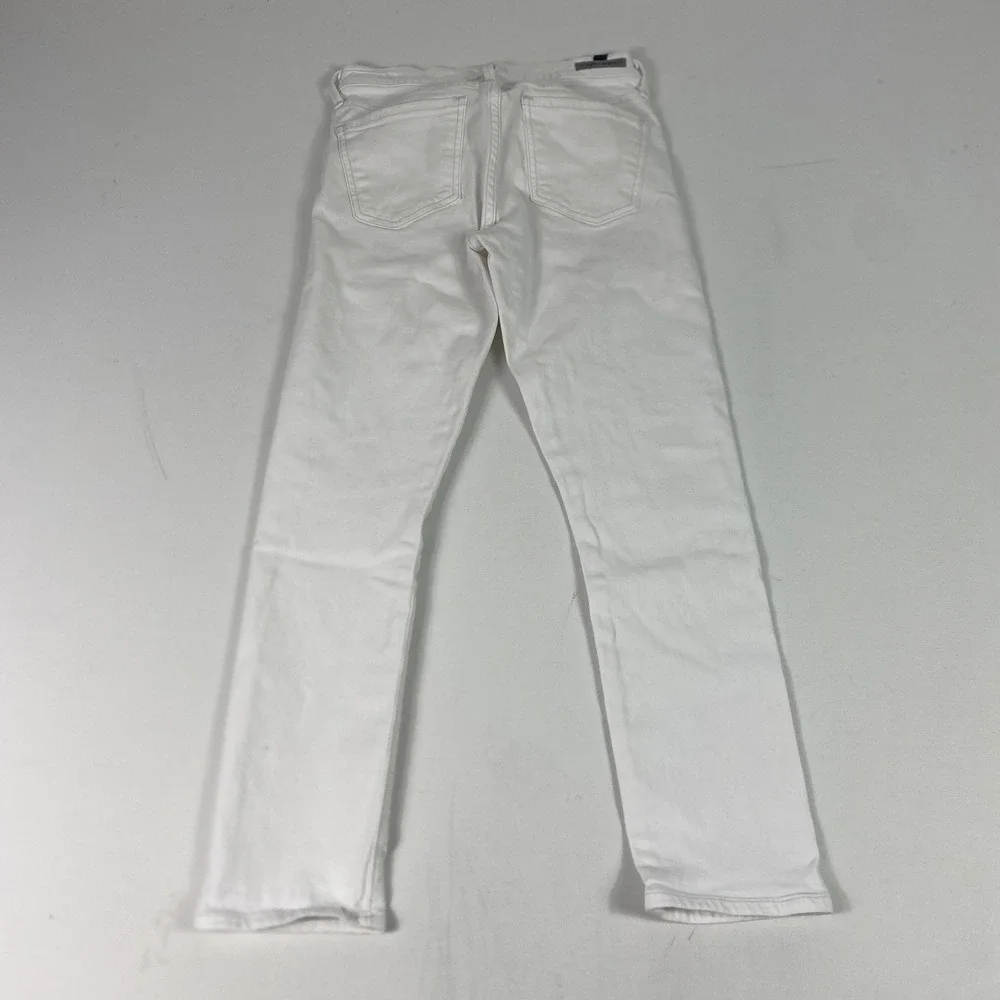 Citizens Of Humanity Elsa Jeans Womens 24 White Mid Rise Slim‎ Crop Ankle Denim